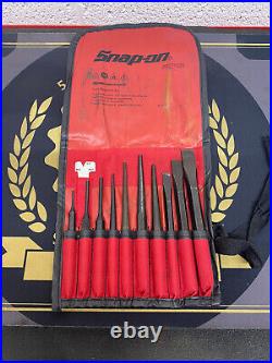Snap On Tools 11 Pc Punch & Chisel Set with Kit Bag PPC710BK