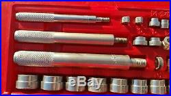 Snap On Tools 23 Piece Bushing Driver Set A157b Complete Set With Case Pb20-usa