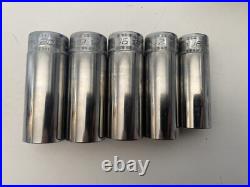 Snap On Tools 3/8 Deep Flank Drive Socket Set 6-20mm 6pt 15pc Set