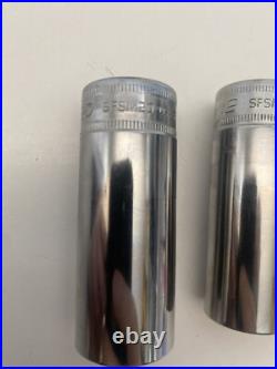 Snap On Tools 3/8 Deep Flank Drive Socket Set 6-20mm 6pt 15pc Set