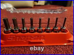 Snap On Tools 3/8 Drive 8 Pc Standard Hex Bit Set 208EFAY