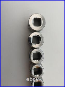 Snap On Tools 3/8 Low Profile Socket Set And Ratchet Metric Missing 10mm