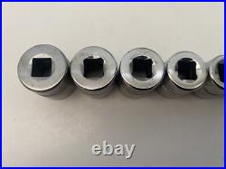 Snap On Tools 3/8 Shallow Flank Drive Socket Set 6-20mm 6pt Missing 15mm 14pc