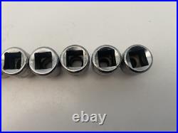 Snap On Tools 3/8 Shallow Flank Drive Socket Set 6-20mm 6pt Missing 15mm 14pc