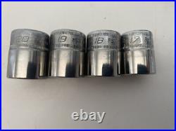 Snap On Tools 3/8 Shallow Flank Drive Socket Set 6-20mm 6pt Missing 15mm 14pc