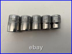 Snap On Tools 3/8 Shallow Flank Drive Socket Set 6-20mm 6pt Missing 15mm 14pc
