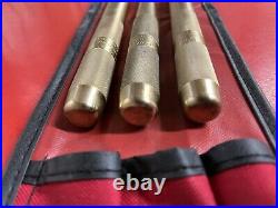 Snap-On Tools 3 Piece Bronze Punch Set Drift Tapered PPBL30K