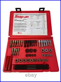 Snap On Tools 48-Piece Thread Restoring Fractional Metric Rethreading Set RTD48