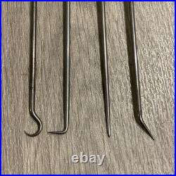 Snap On Tools 4 Piece Mini Long Soft Grip Awl, Hook And Pick Set with Pouch