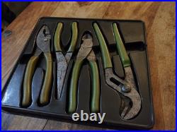 Snap On Tools 4pc Pliers / Cutt3rs Set dark green Pl400b £295RRP