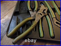 Snap On Tools 4pc Pliers / Cutt3rs Set dark green Pl400b £295RRP
