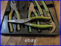 Snap On Tools 4pc Pliers / Cutt3rs Set dark green Pl400b £295RRP