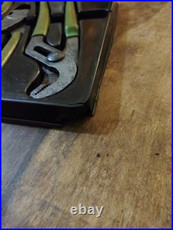 Snap On Tools 4pc Pliers / Cutt3rs Set dark green Pl400b £295RRP