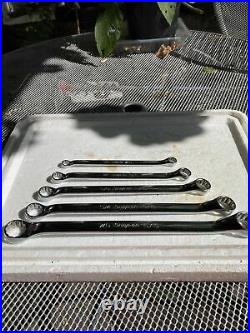Snap On Tools 5pc Imperial Ring Spanner Set