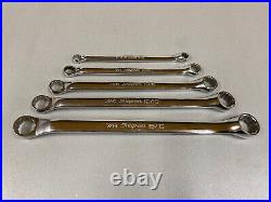 Snap On Tools 5pc Imperial Ring Spanner Set 3/8 15/16