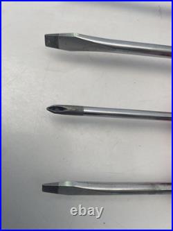 Snap On Tools 6pc Pink Soft Grip Combination Screwdriver Set