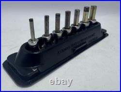 Snap On Tools 7 Piece 3/8 Drive Metric Hex Bit Socket Set 4MM-10MM 207EFAMY