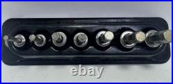 Snap On Tools 7 Piece 3/8 Drive Metric Hex Bit Socket Set 4MM-10MM 207EFAMY