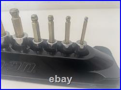 Snap On Tools Ball End Hex Sockets Metric 3-10mm With Magnetic Tray 208EFTABMY
