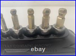 Snap On Tools Ball End Hex Sockets Metric 3-10mm With Magnetic Tray 208EFTABMY