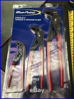 Snap On Tools Blue Point Brand New Boxed Tongue & Groove Plier Set