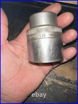Snap On Tools LDH482 1 1/2 Chrome 3/4 Drive 12 Point Socket