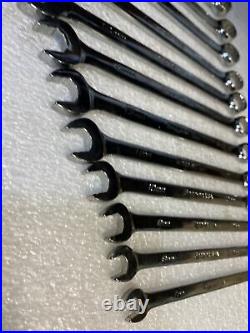 Snap On Tools Metric Flank Drive Plus Combination Wrenches And Foam Organizer