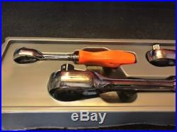 Snap On Tools, ORANGE Ratchet Set 3 pieces withtray, Collectibles, Free Ship