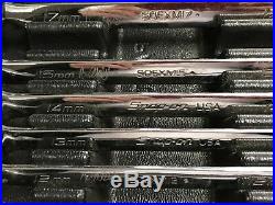 Snap On Tools SOEXM710 Metric Flank Drive Plus Wrench Set 10-19mm PPS 2549