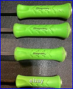 Snap On Tools SPBS704AG Green 4PC Striking Prybar Set