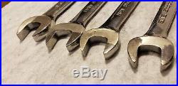 Snap On Tools Set 9pc combination short stubby wrenches 3/4-1/4 OX124B OX18B