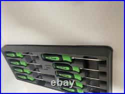 Snap On Tools Torx Screwdriver Set Green Handle T8-T45 With Tray SGDTX