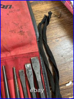 Snap On Tools USA 11-pc Punch & Chisel Set PPC710BK Snap On Tools USA 11-pc Punch & Chisel Set PPC710BK