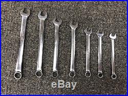 Snap On Tools Vintage Combination Standard SAE Wrench Set 18 Pcs 11/32 1 3/8