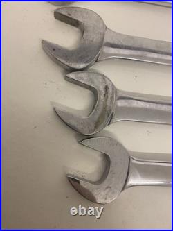 Snap On Tools Vintage Spanner Set 20-24mm Old Logo 5pc Set OEXM