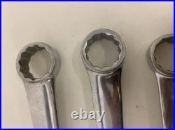 Snap On Tools Vintage Spanner Set 20-24mm Old Logo 5pc Set OEXM