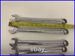 Snap On Tools Vintage Spanner Set 20-24mm Old Logo 5pc Set OEXM
