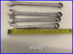 Snap On Tools Vintage Spanner Set 20-24mm Old Logo 5pc Set OEXM