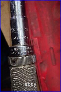 Snap On Torque Wrench 1/2 Drive QJR3250A, 30LB-250LB