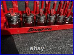 Snap On USA 3/8 Drive SAE 11-Piece 6-Point Socket 1/4 -7/8 No 7/8 211FSY 1B1