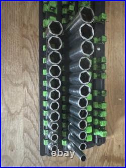 Snap On USA 3/8 Drive shallow sockets 8-19mm short and long sockets