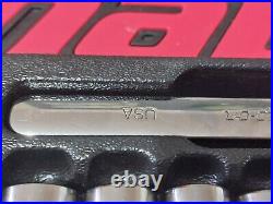 Snap On VGC 10-Pc 3/8 12-Point Metric Flank Drive Low Profile Set 210RAFSMA