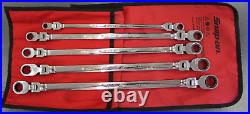 Snap On XFRM705 double flex ratchet wrench Set Metric very good condition used