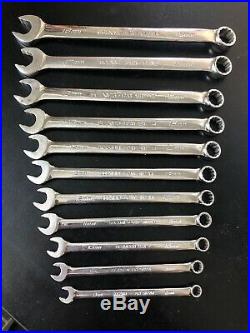 Snap On flank drive Spanner Wrench set 8mm to 18mm