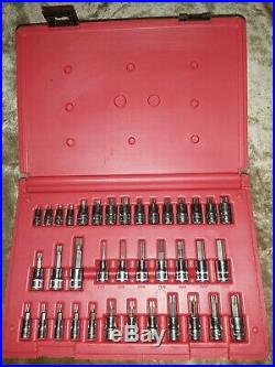 Snap-On socket driver set. Torx, hex. Pakpb071