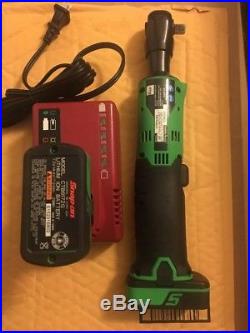 Snap On tools 3/8 drive green cordless ratchet CTR761BG lightly used