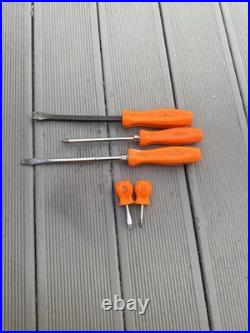 Snap On tools Screwdriver In Orange set of 5