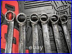 Snap-on 10pc 12-Point Metric Flank Drive Combination Spanner Set (10-19 mm)