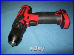 Snap-on 14.4 V MicroLithium Cordless Drill with 1 battery CDR761A Barely Used