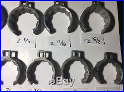Snap-on 14 Piece 1/2 Drive 12 Point SAE CROWSFOOT SET LARGE! 2 3 1/8